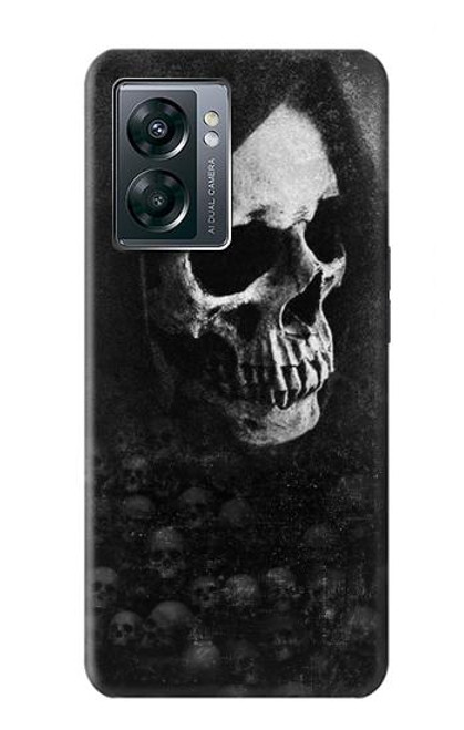 W3333 Death Skull Grim Reaper Funda Carcasa Case y Caso Del Tirón Funda para OnePlus Nord N300