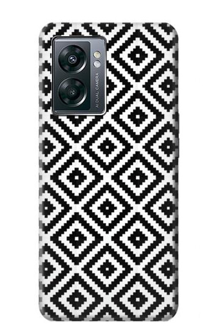 W3424 Ruta Pattern Funda Carcasa Case y Caso Del Tirón Funda para OnePlus Nord N300