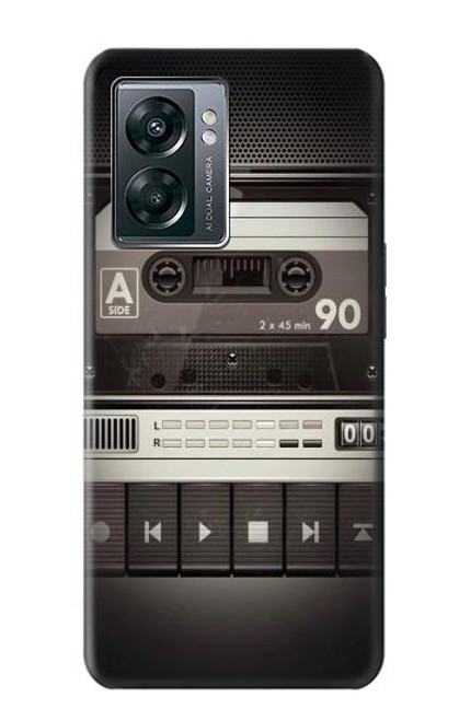 W3501 Vintage Cassette Player Funda Carcasa Case y Caso Del Tirón Funda para OnePlus Nord N300