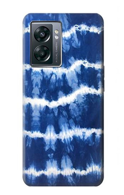 W3671 Blue Tie Dye Funda Carcasa Case y Caso Del Tirón Funda para OnePlus Nord N300