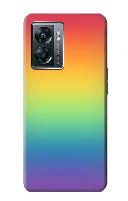 W3698 LGBT Gradient Pride Flag Funda Carcasa Case y Caso Del Tirón Funda para OnePlus Nord N300