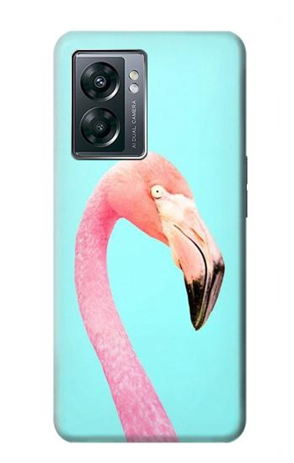 W3708 Pink Flamingo Funda Carcasa Case y Caso Del Tirón Funda para OnePlus Nord N300