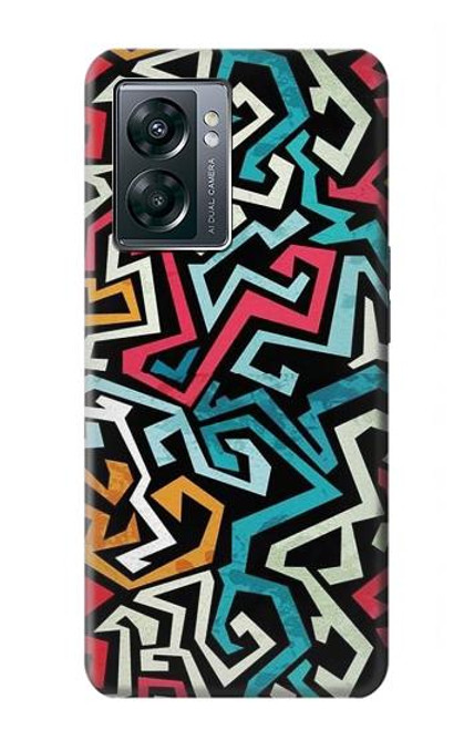 W3712 Pop Art Pattern Funda Carcasa Case y Caso Del Tirón Funda para OnePlus Nord N300