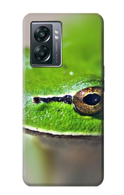 W3845 Green frog Funda Carcasa Case y Caso Del Tirón Funda para OnePlus Nord N300