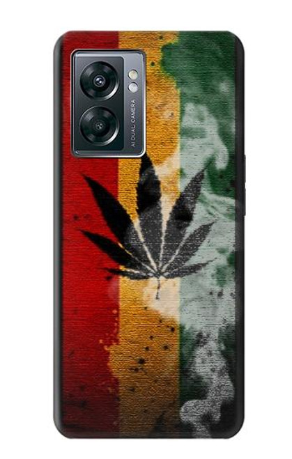 W3890 Reggae Rasta Flag Smoke Funda Carcasa Case y Caso Del Tirón Funda para OnePlus Nord N300