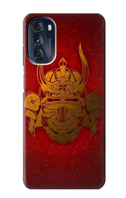 W0820 Samurai Mask Helmet Funda Carcasa Case y Caso Del Tirón Funda para Motorola Moto G 5G (2023)