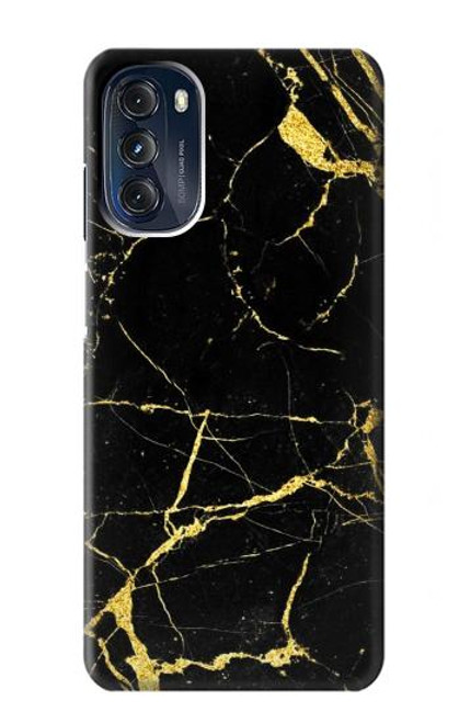 W2896 Gold Marble Graphic Printed Funda Carcasa Case y Caso Del Tirón Funda para Motorola Moto G 5G (2023)