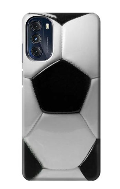 W2964 Football Soccer Ball Funda Carcasa Case y Caso Del Tirón Funda para Motorola Moto G 5G (2023)