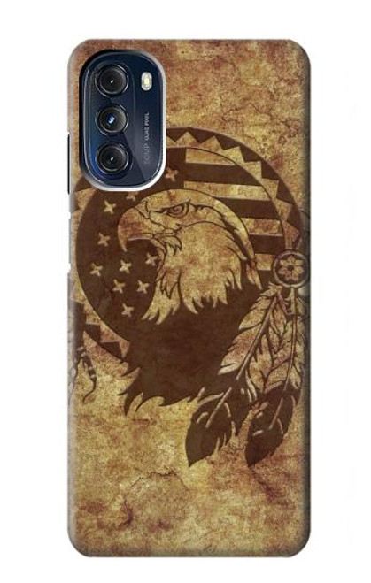 W3378 Native American Funda Carcasa Case y Caso Del Tirón Funda para Motorola Moto G 5G (2023)