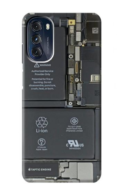 W3467 Inside Mobile Phone Graphic Funda Carcasa Case y Caso Del Tirón Funda para Motorola Moto G 5G (2023)