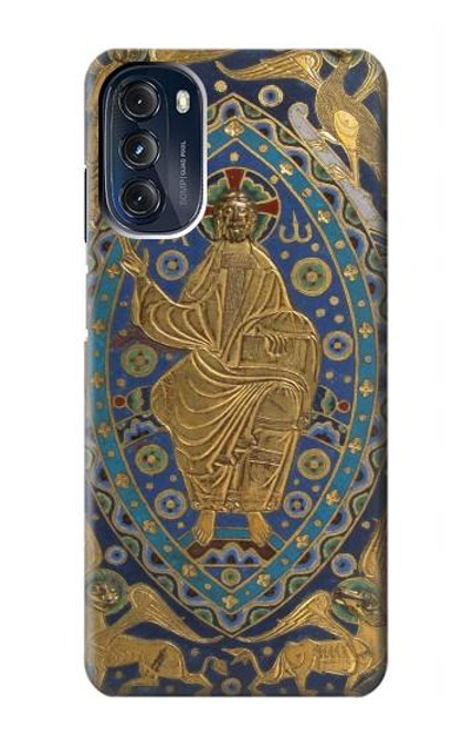 W3620 Book Cover Christ Majesty Funda Carcasa Case y Caso Del Tirón Funda para Motorola Moto G 5G (2023)