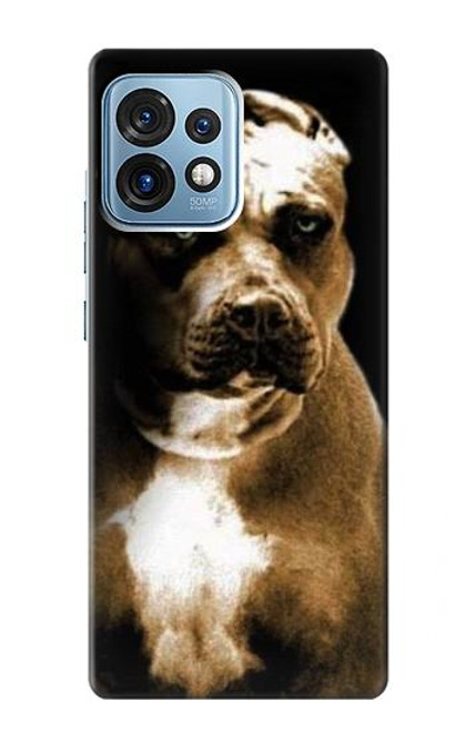 W0520 PitBull Funda Carcasa Case y Caso Del Tirón Funda para Motorola Edge+ (2023), X40, X40 Pro, Edge 40 Pro