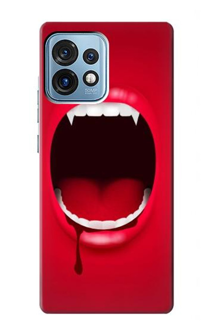 W2103 Vampire Mouth Funda Carcasa Case y Caso Del Tirón Funda para Motorola Edge+ (2023), X40, X40 Pro, Edge 40 Pro