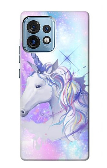 W3375 Unicorn Funda Carcasa Case y Caso Del Tirón Funda para Motorola Edge+ (2023), X40, X40 Pro, Edge 40 Pro