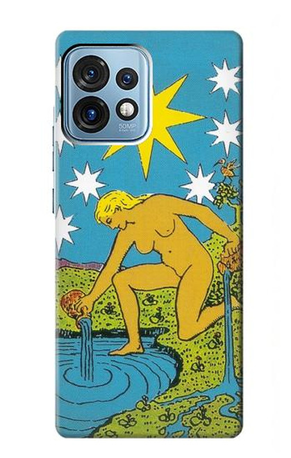 W3744 Tarot Card The Star Funda Carcasa Case y Caso Del Tirón Funda para Motorola Edge+ (2023), X40, X40 Pro, Edge 40 Pro