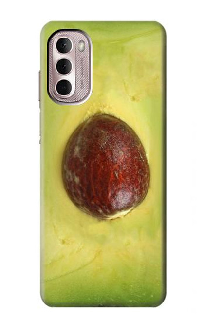 W2552 Avocado Fruit Funda Carcasa Case y Caso Del Tirón Funda para Motorola Moto G Stylus 4G (2022)