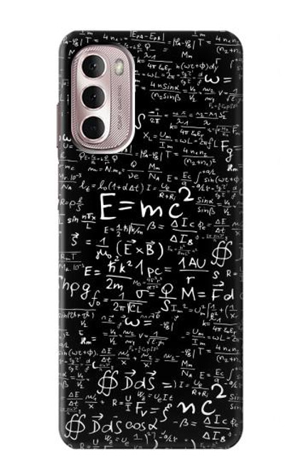 W2574 Mathematics Physics Blackboard Equation Funda Carcasa Case y Caso Del Tirón Funda para Motorola Moto G Stylus 4G (2022)