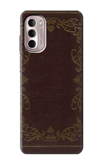 W3553 Vintage Book Cover Funda Carcasa Case y Caso Del Tirón Funda para Motorola Moto G Stylus 4G (2022)