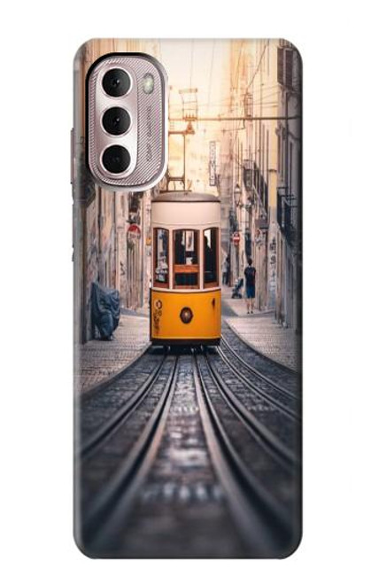 W3867 Trams in Lisbon Funda Carcasa Case y Caso Del Tirón Funda para Motorola Moto G Stylus 4G (2022)