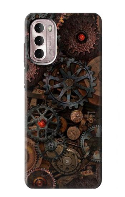 W3884 Steampunk Mechanical Gears Funda Carcasa Case y Caso Del Tirón Funda para Motorola Moto G Stylus 4G (2022)