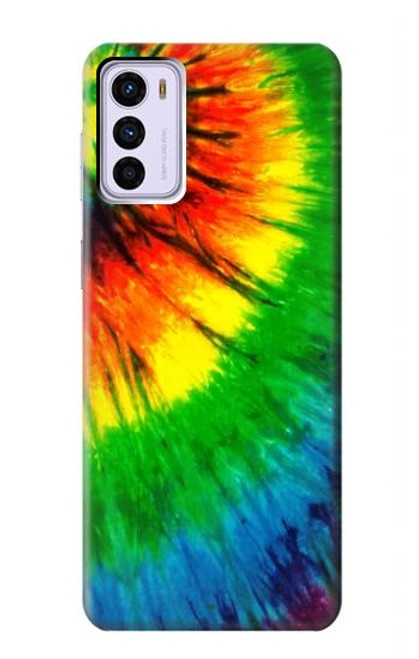 W3422 Tie Dye Funda Carcasa Case y Caso Del Tirón Funda para Motorola Moto G42