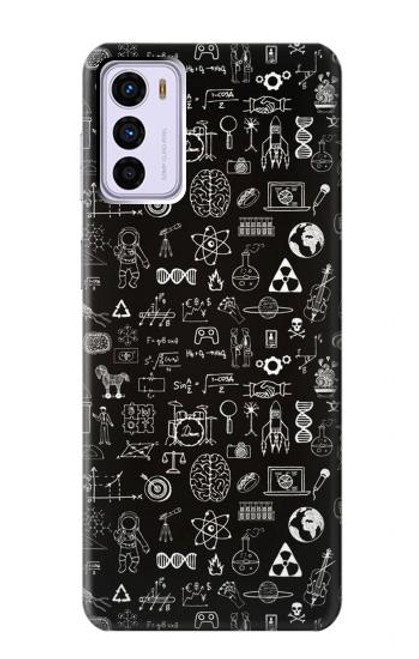 W3426 Blackboard Science Funda Carcasa Case y Caso Del Tirón Funda para Motorola Moto G42