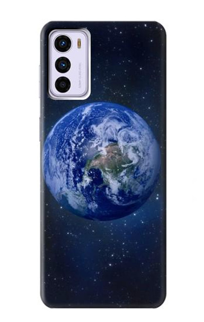 W3430 Blue Planet Funda Carcasa Case y Caso Del Tirón Funda para Motorola Moto G42