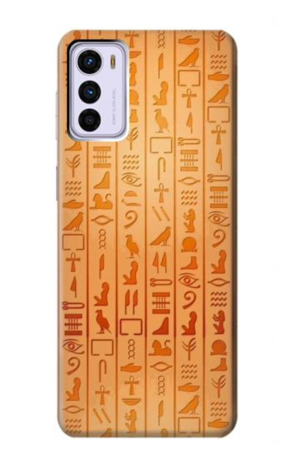 W3440 Egyptian Hieroglyphs Funda Carcasa Case y Caso Del Tirón Funda para Motorola Moto G42
