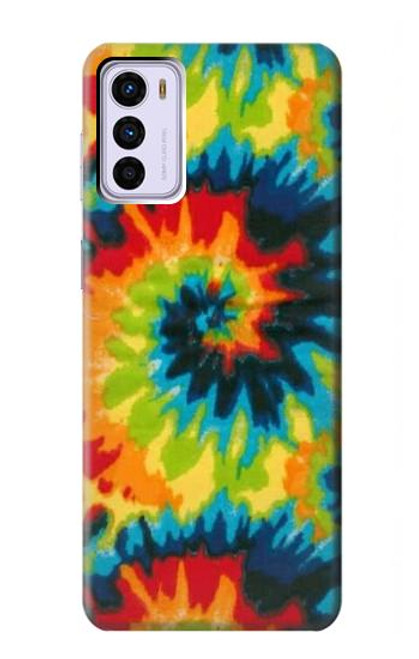 W3459 Tie Dye Funda Carcasa Case y Caso Del Tirón Funda para Motorola Moto G42