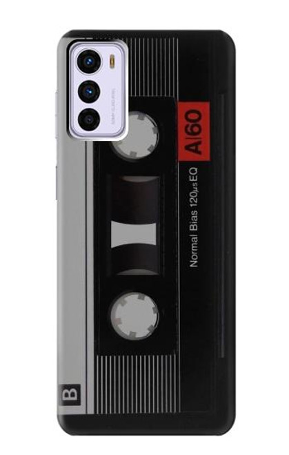 W3516 Vintage Cassette Tape Funda Carcasa Case y Caso Del Tirón Funda para Motorola Moto G42