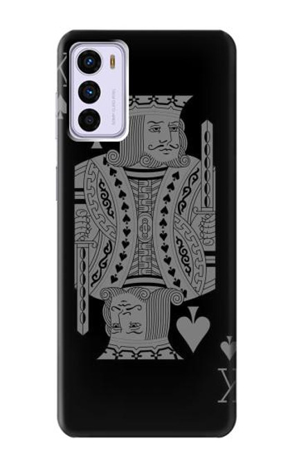 W3520 Black King Spade Funda Carcasa Case y Caso Del Tirón Funda para Motorola Moto G42