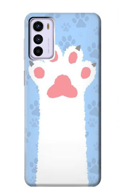 W3618 Cat Paw Funda Carcasa Case y Caso Del Tirón Funda para Motorola Moto G42