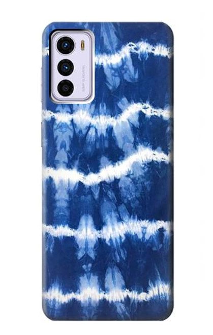 W3671 Blue Tie Dye Funda Carcasa Case y Caso Del Tirón Funda para Motorola Moto G42