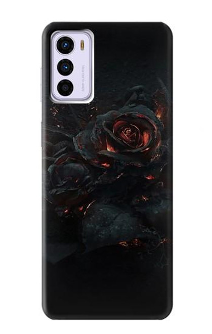 W3672 Burned Rose Funda Carcasa Case y Caso Del Tirón Funda para Motorola Moto G42