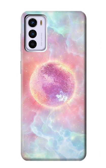 W3709 Pink Galaxy Funda Carcasa Case y Caso Del Tirón Funda para Motorola Moto G42