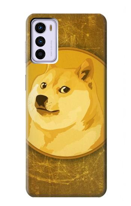 W3826 Dogecoin Shiba Funda Carcasa Case y Caso Del Tirón Funda para Motorola Moto G42