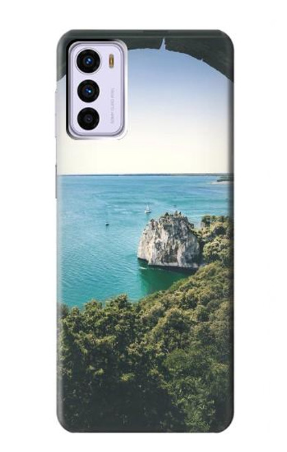 W3865 Europe Duino Beach Italy Funda Carcasa Case y Caso Del Tirón Funda para Motorola Moto G42