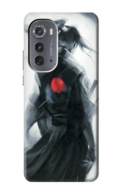 W1339 Japan Samurai Bushido Funda Carcasa Case y Caso Del Tirón Funda para Motorola Edge (2022)