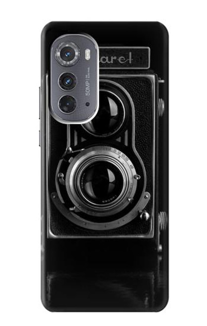 W1979 Vintage Camera Funda Carcasa Case y Caso Del Tirón Funda para Motorola Edge (2022)