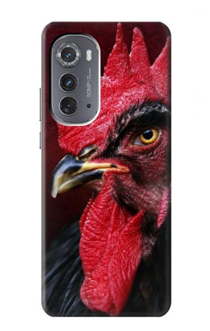 W3797 Chicken Rooster Funda Carcasa Case y Caso Del Tirón Funda para Motorola Edge (2022)