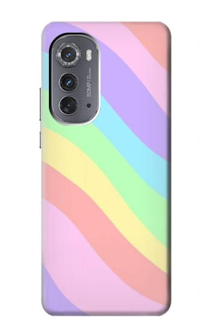 W3810 Pastel Unicorn Summer Wave Funda Carcasa Case y Caso Del Tirón Funda para Motorola Edge (2022)