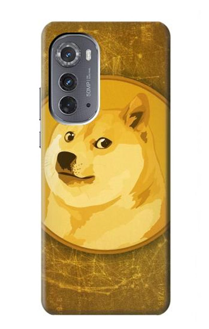 W3826 Dogecoin Shiba Funda Carcasa Case y Caso Del Tirón Funda para Motorola Edge (2022)