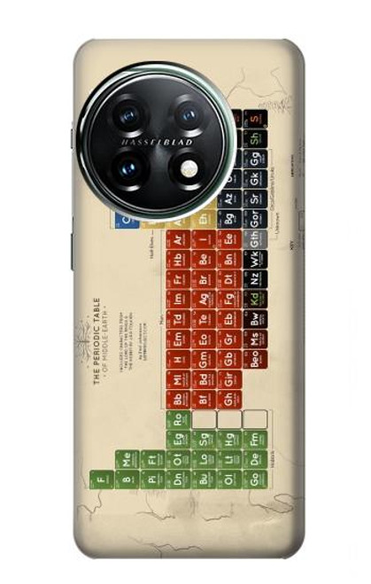 W1695 The Periodic Table of Middle Earth Funda Carcasa Case y Caso Del Tirón Funda para OnePlus 11