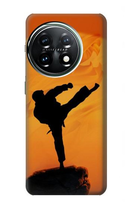 W3024 Kung Fu Karate Fighter Funda Carcasa Case y Caso Del Tirón Funda para OnePlus 11
