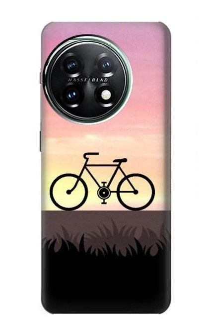 W3252 Bicycle Sunset Funda Carcasa Case y Caso Del Tirón Funda para OnePlus 11