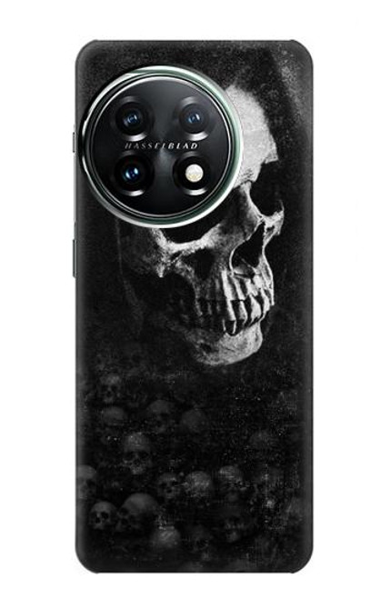 W3333 Death Skull Grim Reaper Funda Carcasa Case y Caso Del Tirón Funda para OnePlus 11