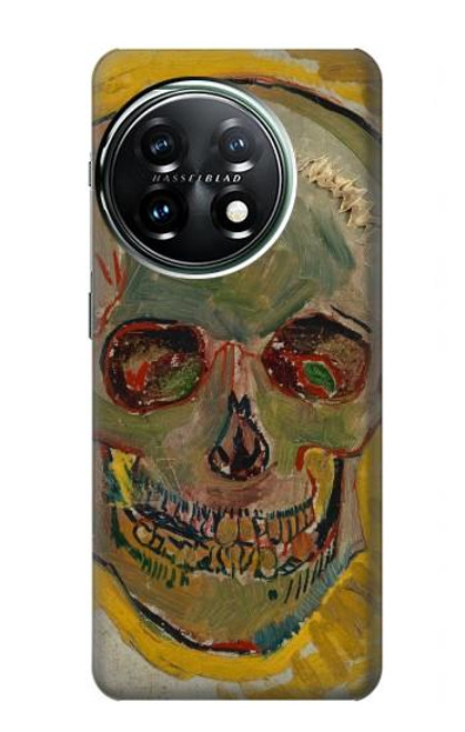 W3359 Vincent Van Gogh Skull Funda Carcasa Case y Caso Del Tirón Funda para OnePlus 11