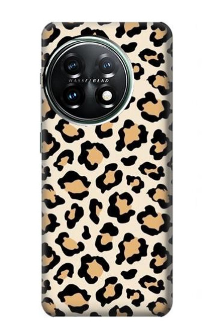 W3374 Fashionable Leopard Seamless Pattern Funda Carcasa Case y Caso Del Tirón Funda para OnePlus 11