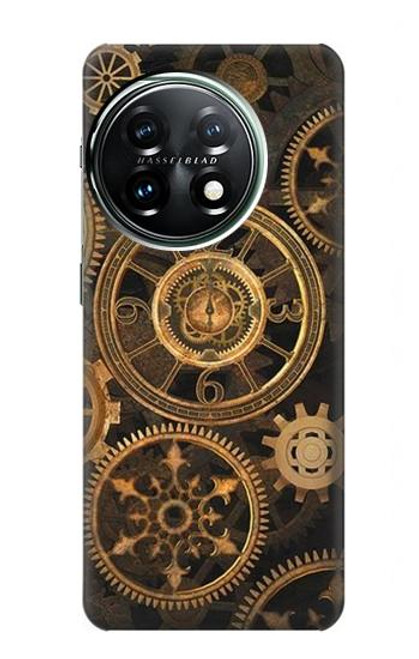 W3442 Clock Gear Funda Carcasa Case y Caso Del Tirón Funda para OnePlus 11