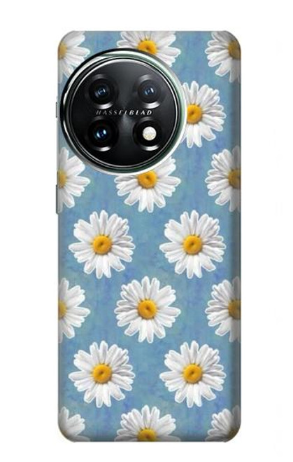 W3454 Floral Daisy Funda Carcasa Case y Caso Del Tirón Funda para OnePlus 11